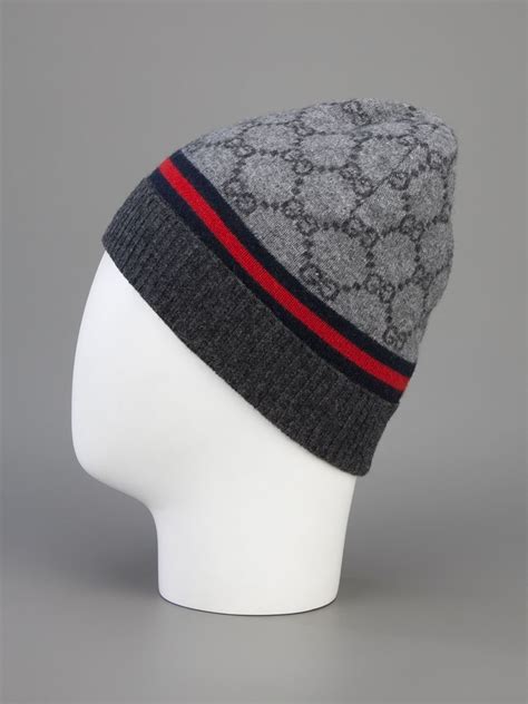 gucci monogram beanie hat|Gucci beanie hat and scarf.